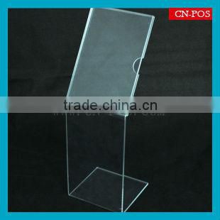 transparent acrylic leaflet holders for displaying