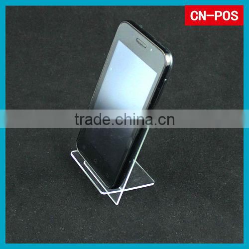 displayed acrylic phone stand for supermarket