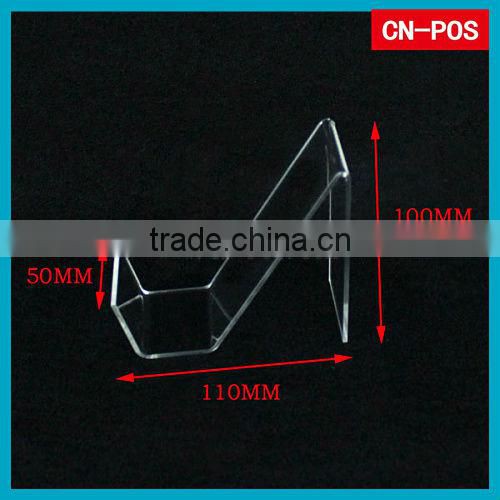 display acrylic holders for shoes for shopping mall