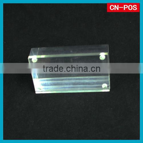 supermarket magnetic acrylic price holder for displaying