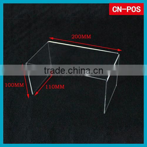 supermarket clear acrylic shoe holder for hanging