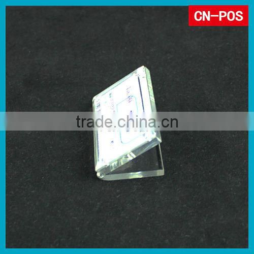 acrylic price tag holder for stand displaying