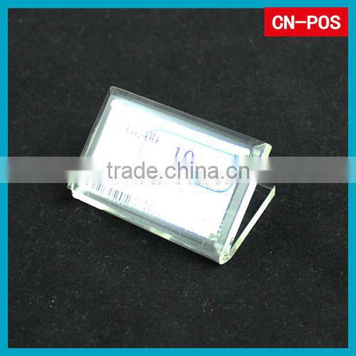acrylic price tag holder for stand displaying