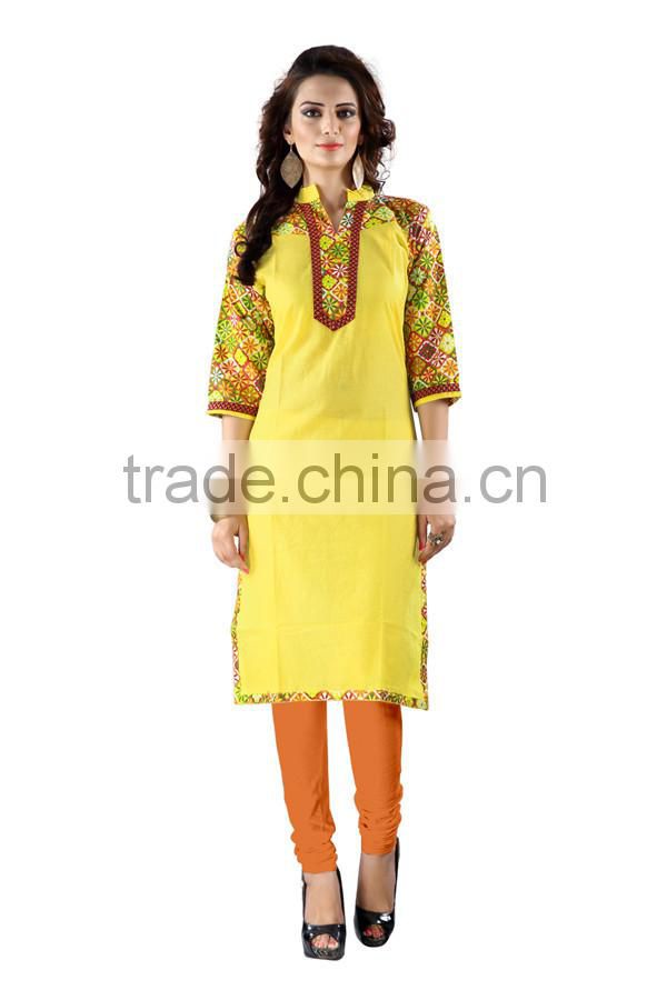 latest cotton casual kurtis design 2015