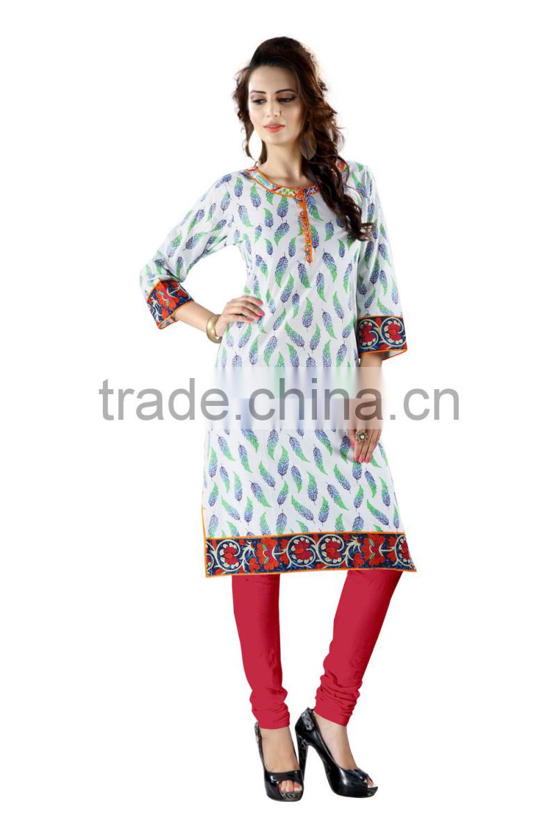 Summer fashion ladies cotton kurtis