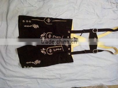 LEDERHOSEN, TRACHTEN PANT , BAVARIAN LEDERHOSEN, LEDERHOSEN SHORTS