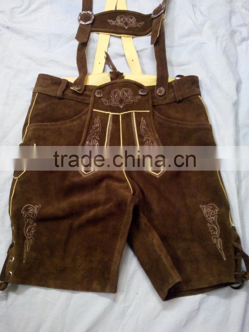 Oktoberfest Bavarian lederhose/Traditional German lederhosen