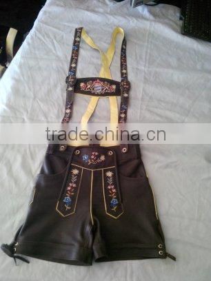 LEDERHOSEN, TRACHTEN PANT , BAVARIAN LEDERHOSEN, LEDERHOSEN SHORTS