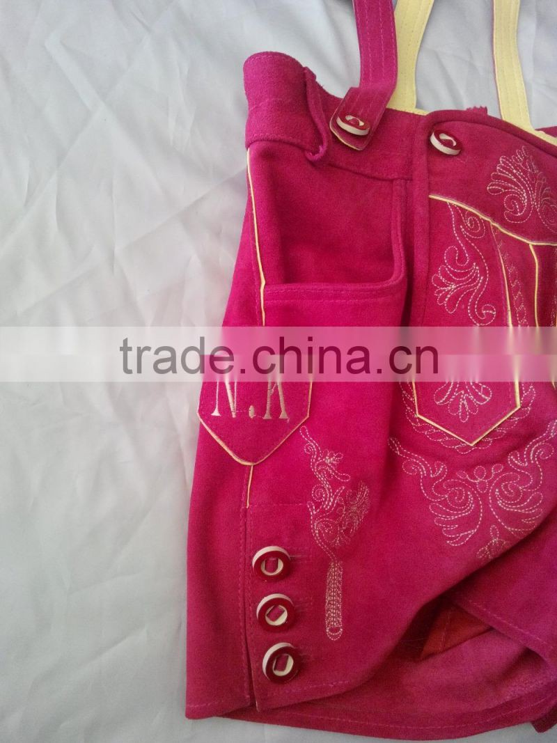 German Leather Damen Kurz Lederhosen