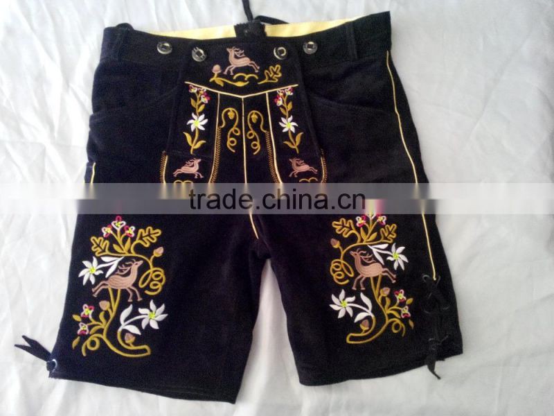 Lederhosen Trachten Wear Leather Breeches Oktoberfest Bavarian Tracht