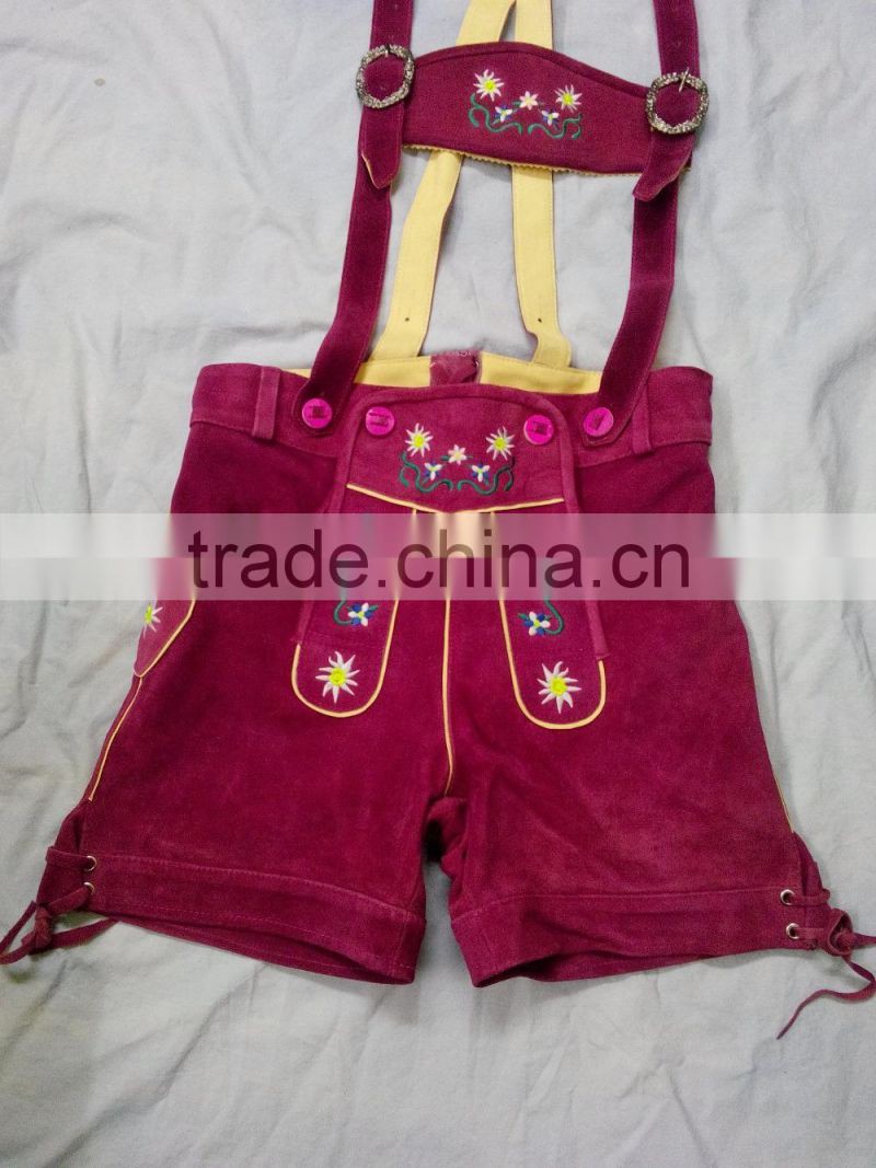 Oktoberfest Bavarian lederhose/Traditional German lederhosen