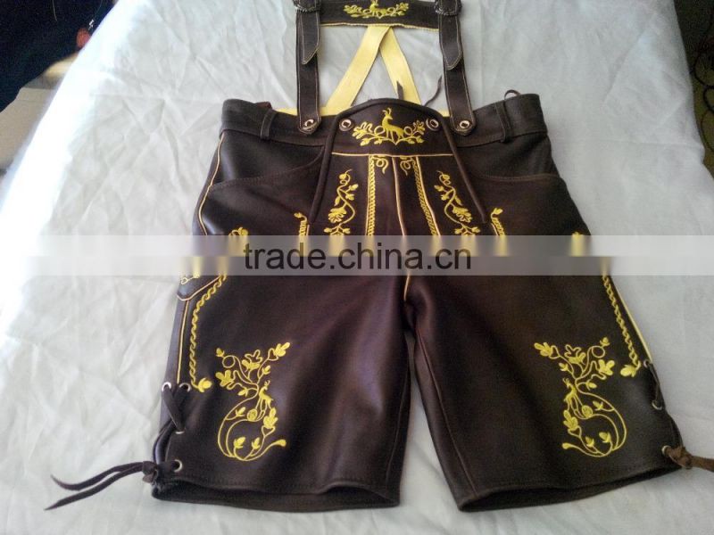 Oktoberfest Bavarian lederhose/Traditional German lederhosen