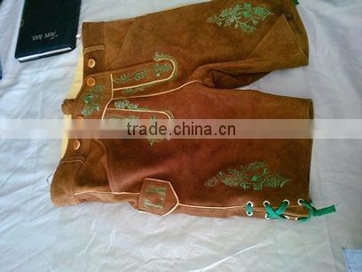 LEDERHOSEN, TRACHTEN PANT , BAVARIAN LEDERHOSEN, LEDERHOSEN SHORTS