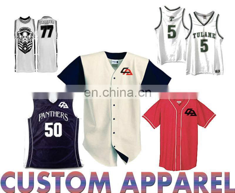 custom cheap V-neck sublimated baseball uniforms/jerseys
