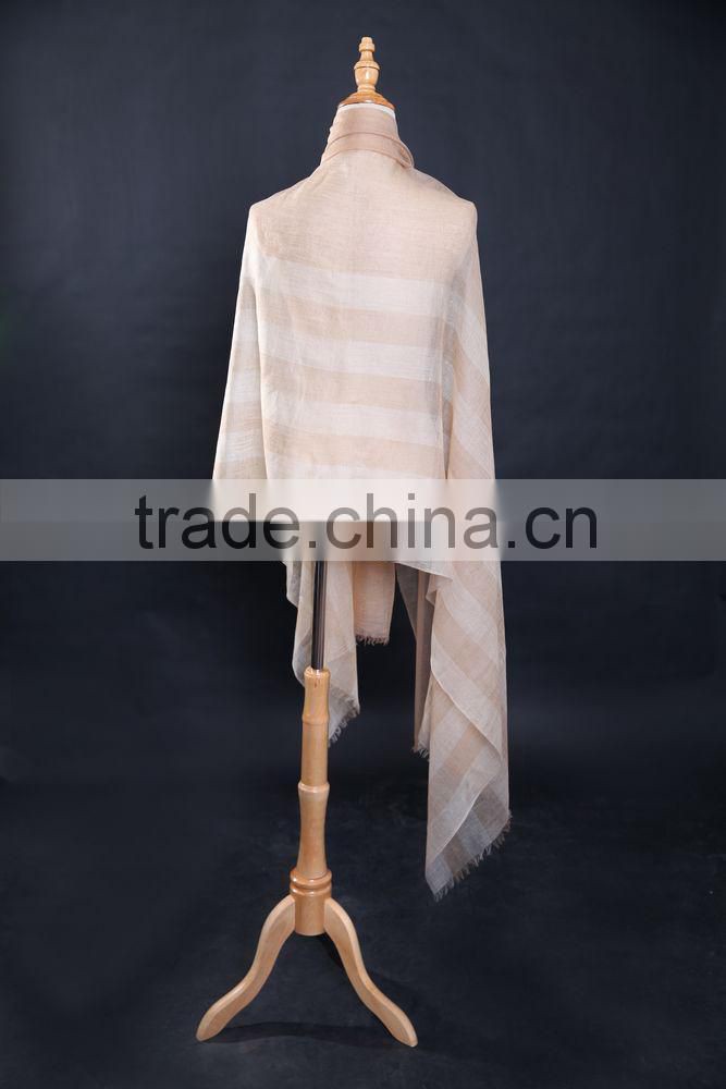 beautiful and elegant camel cashmere scarf
