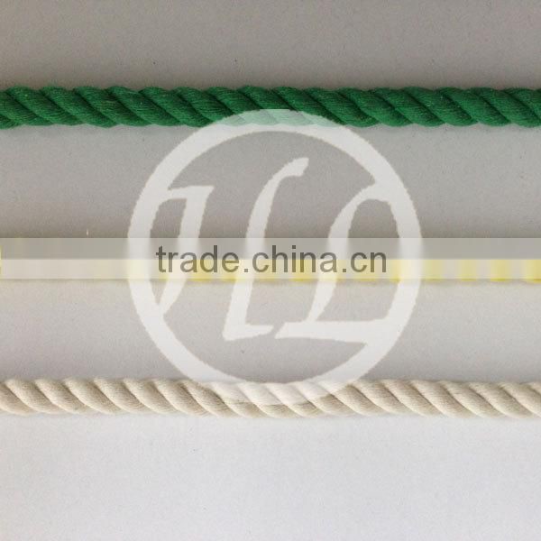 3-strand twisted cotton rope