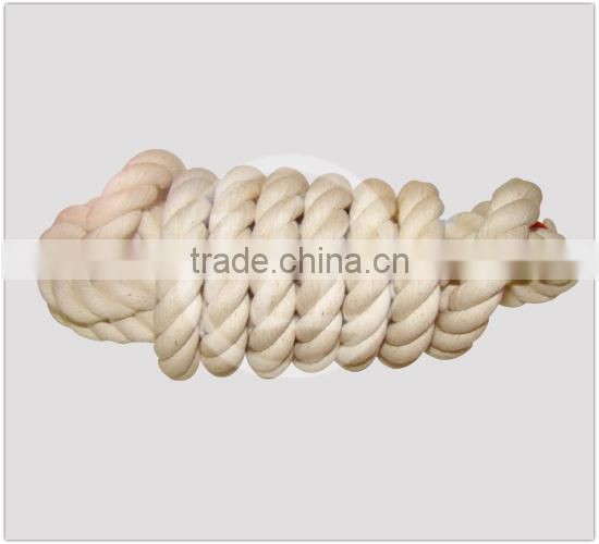 raw white cotton rope