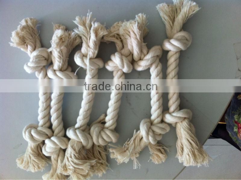 raw white cotton rope