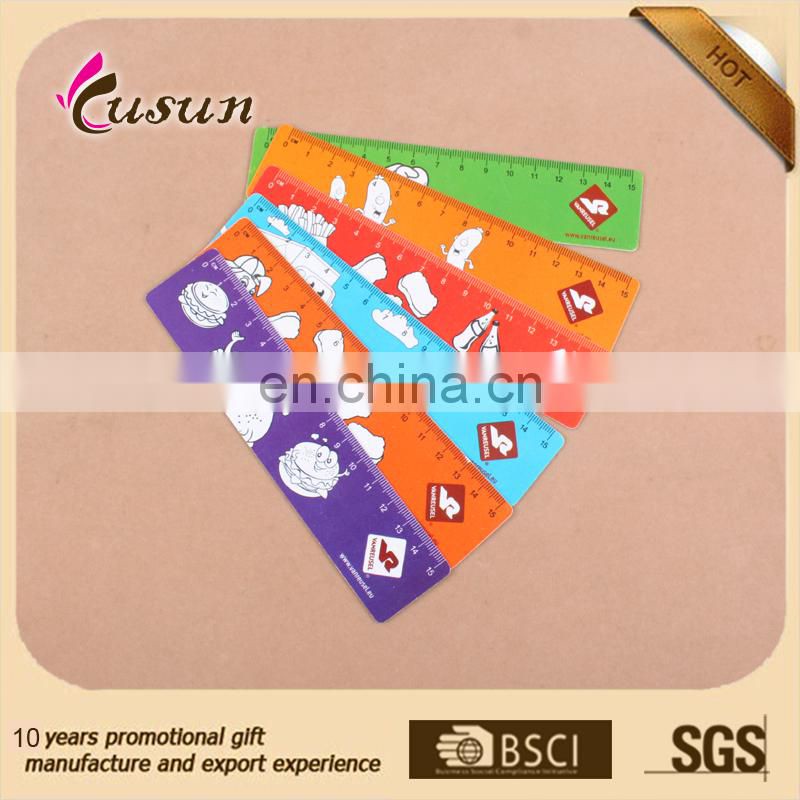 Promotional Customized Soft PVC Flexible Rulers , 20CM Flexible Plastic Ruler