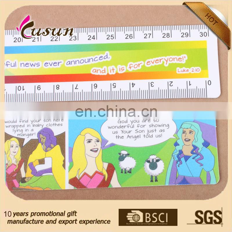 Factory manufacture high quality promotional gift pvc plastic ruler