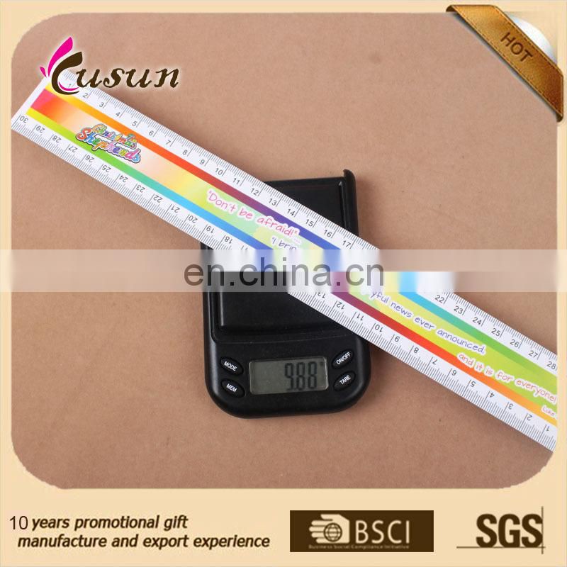 Factory manufacture high quality promotional gift pvc plastic ruler