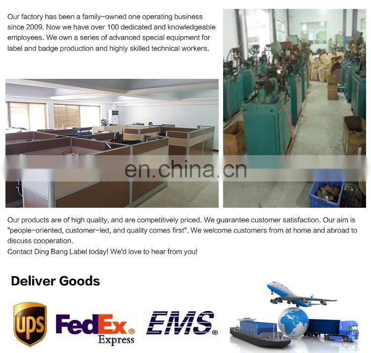 Top Quality Strong Adhesive Type Rectangle Shape Custom Metal Printing Sticker For Car Decoration