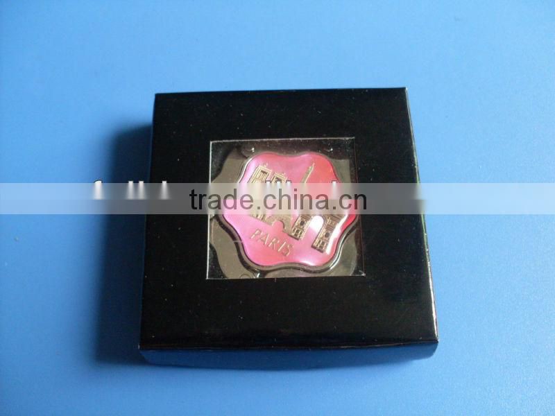 custom made metal mirror handbag holder