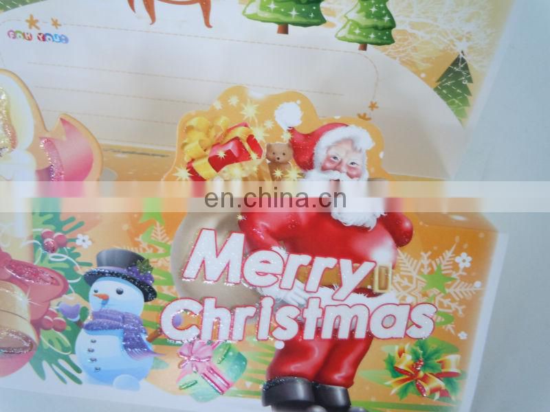 2016 happy handmade new year paper greeting 3d card