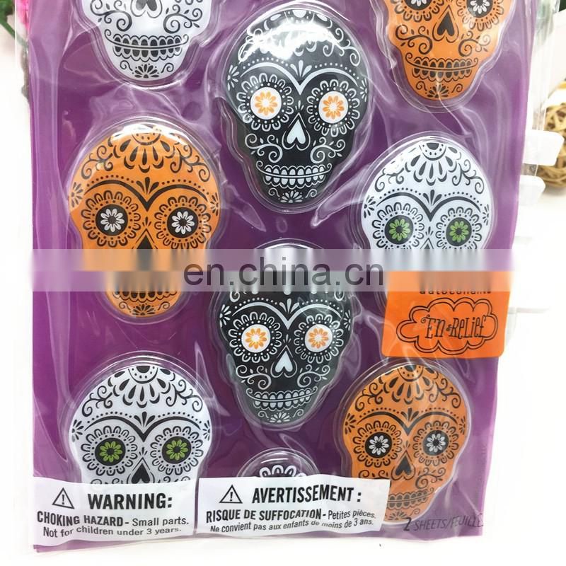Popular worldwide bump stickers Halloween masks stickers
