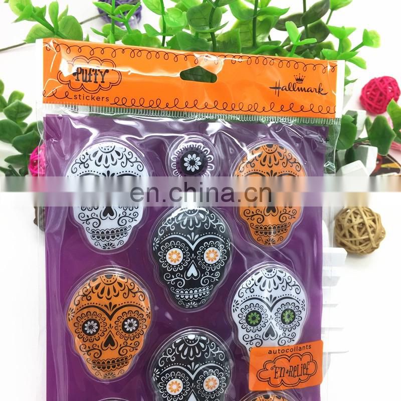 Popular worldwide bump stickers Halloween masks stickers
