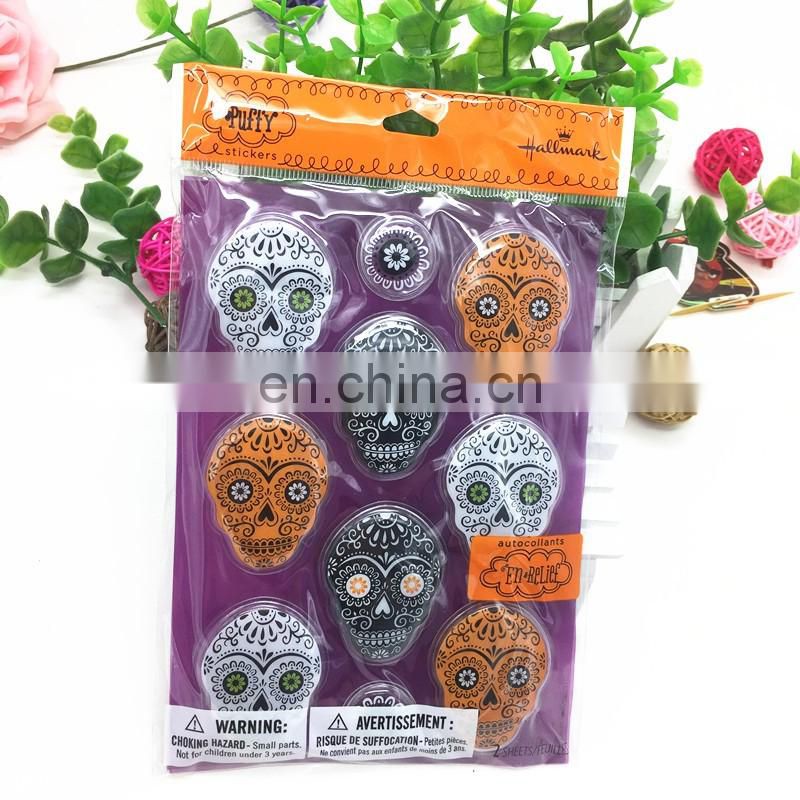 Popular worldwide bump stickers Halloween masks stickers