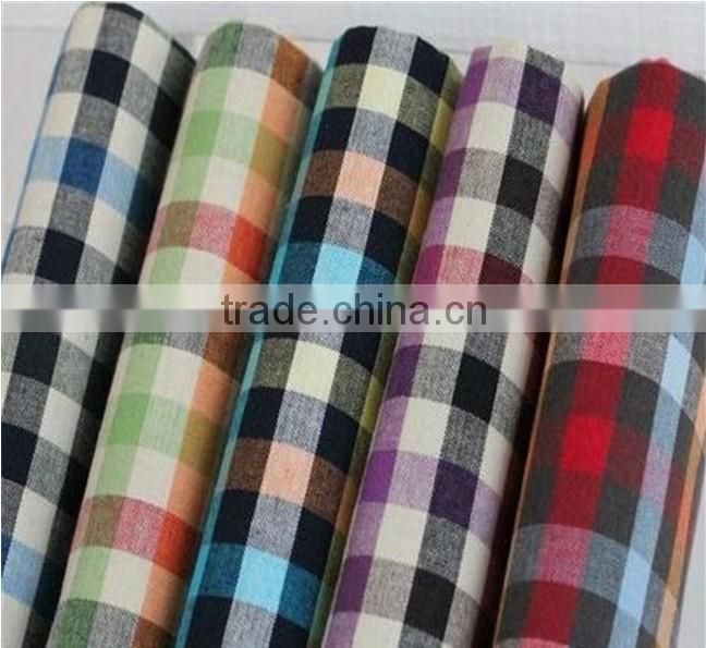 Woven fabric cotton yarn dyed fabric / men's clothing fabric