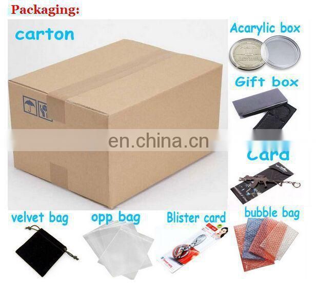 Oval badge with two hollow rivets