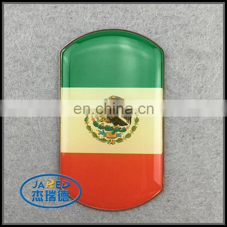 China factory making enamel badge epoxy dog tag