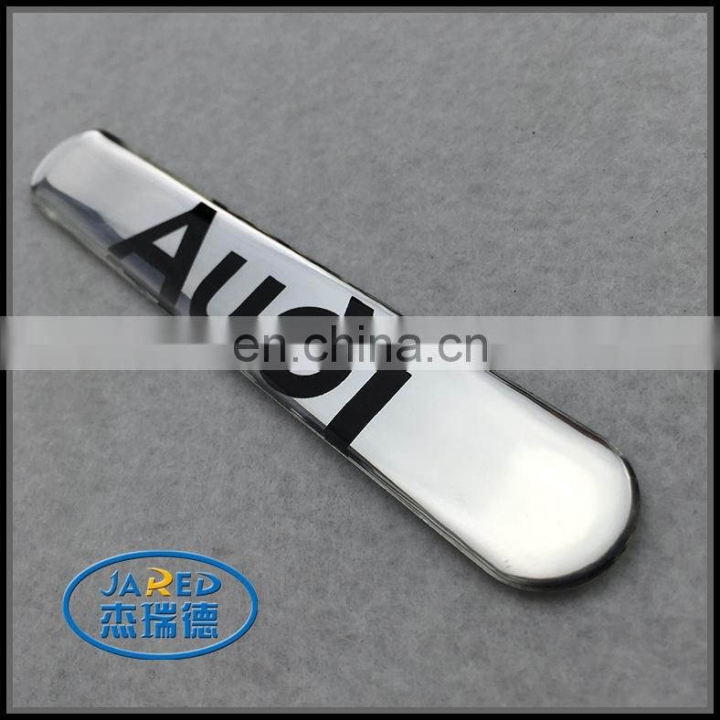 Promotion metal epoxy brand logo label stickers