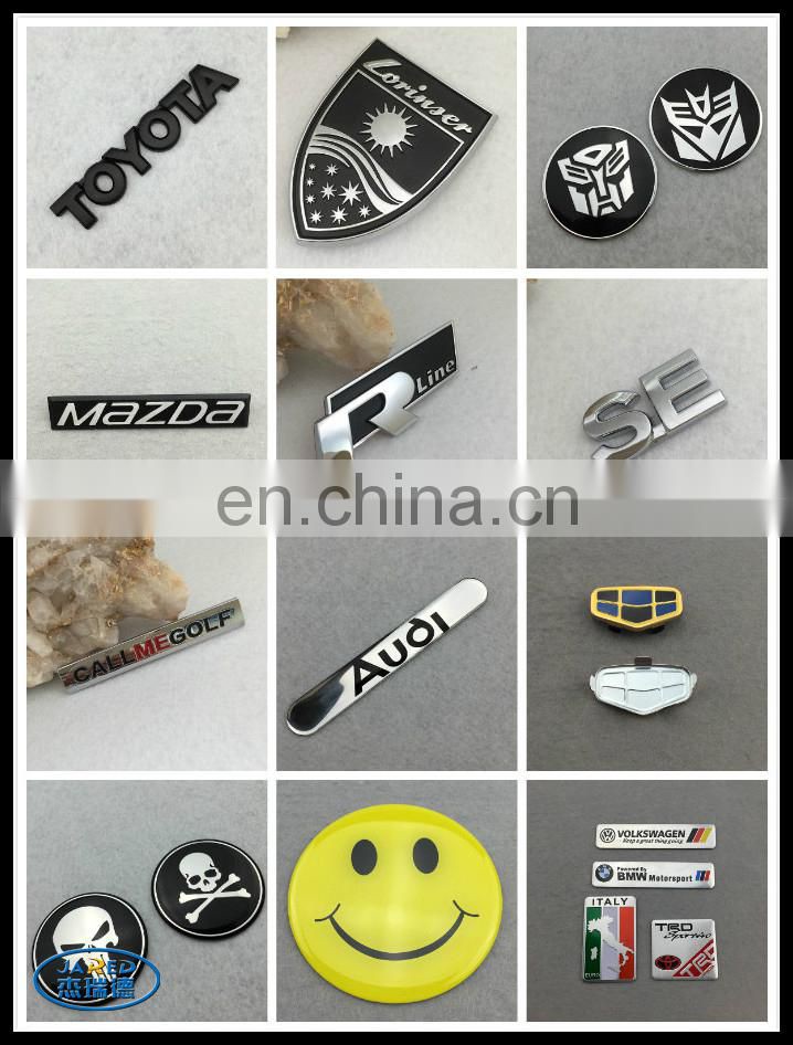 Promotion metal epoxy brand logo label stickers