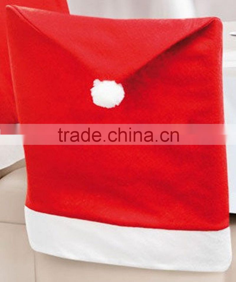 Santa Christmas Hat Chair Cover