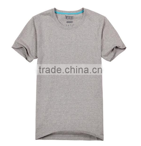 2017 Garment Factory Customized Your Own Brand Design Plain Color 95% Cotton 5% Spandex Private Label High Quailty Men T-shirts