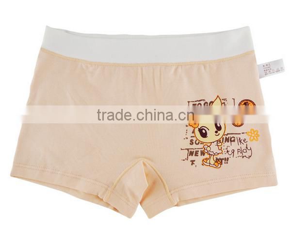 China Garment Factory OEM Cotton Breathable Cute Kids Undergarment