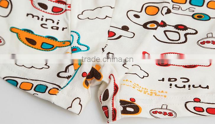 2016 New Fashion Design Customized Your Own Brand 95%Cotton 5%Spandex Colorful Cute Kids Boxer Briefs