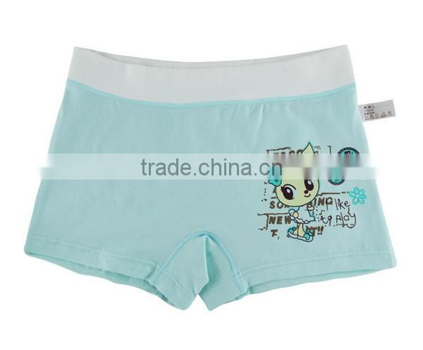 China Garment Factory OEM Cotton Breathable Cute Kids Undergarment
