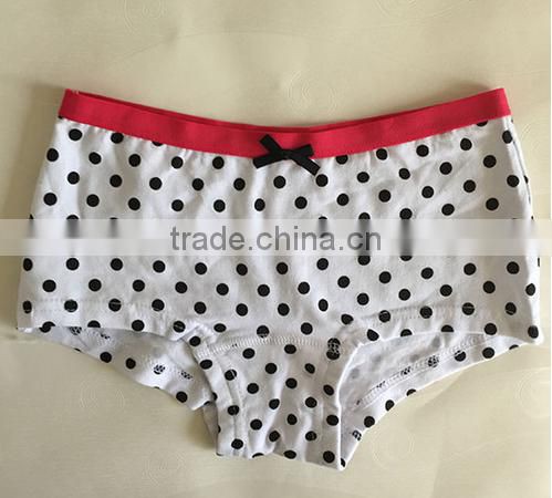 2017 Lastest Personalized Your Own Brand Cartoon Design 100% Pure Cotton Private Label Stretch Band Best Quality Eco Kids Briefs