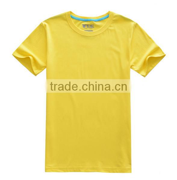 2017 Garment Factory Customized Your Own Brand Design Plain Color 95% Cotton 5% Spandex Private Label High Quailty Men T-shirts