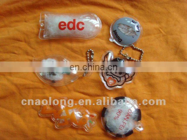 customized logo pvc down feather main label for clothing