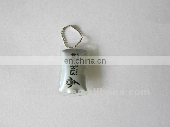 garment accessory type and custom full color logo printed pvc feather down clothing patch,label,tags