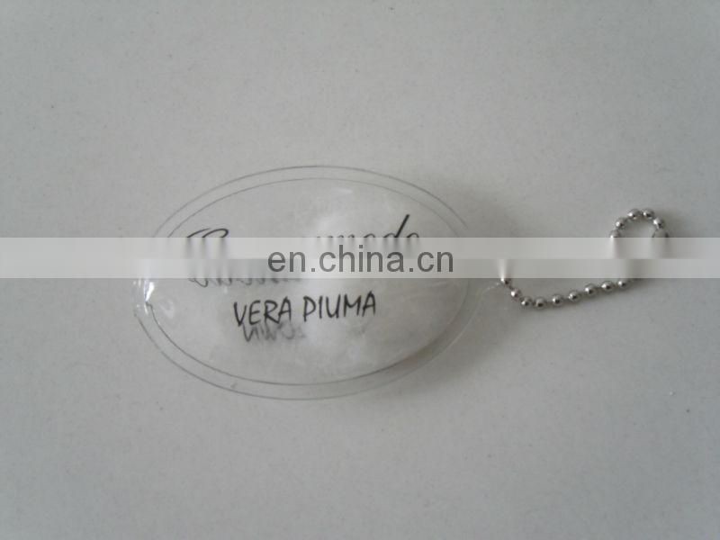 garment accessory type and custom full color logo printed pvc feather down clothing patch,label,tags