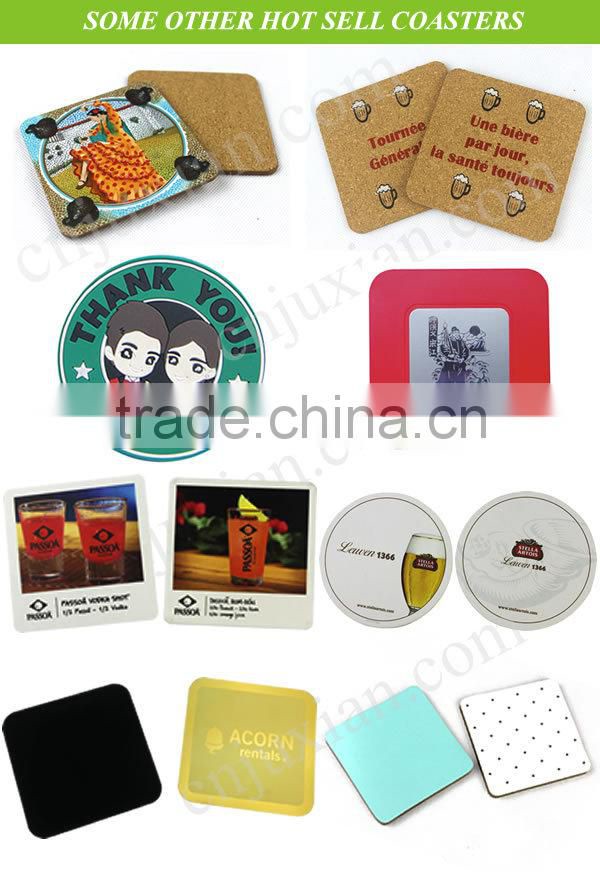 promotion custom printed cork backed placemats