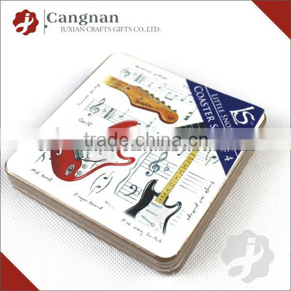 Advertising Logo Printed Square cork board coaster