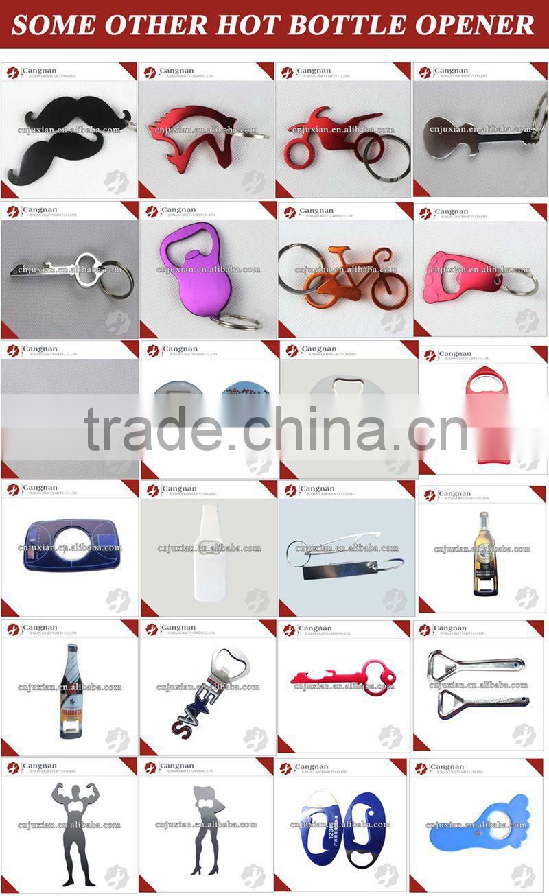 promotion custom logo plastic twist cap bottle opener