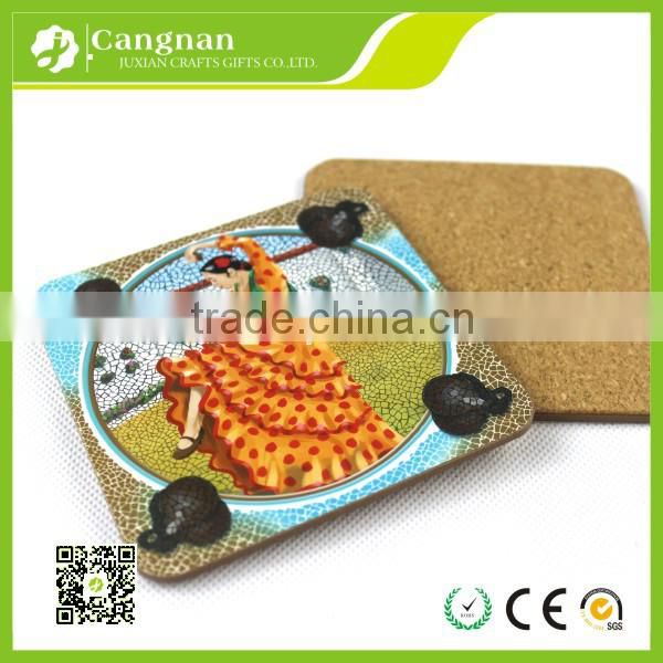 promotion custom printed cork backed placemats